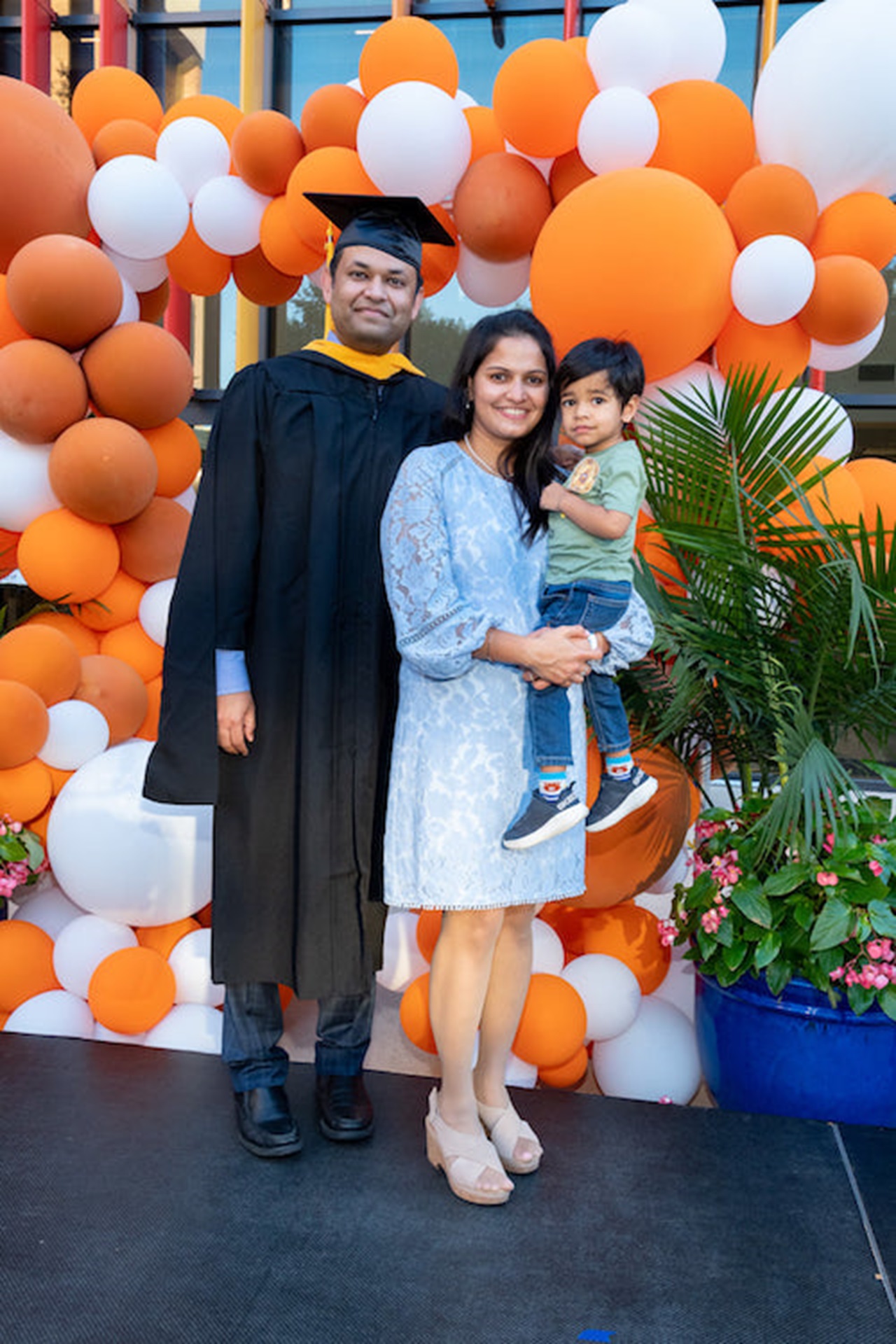 Photo of Dr. Ather graduation