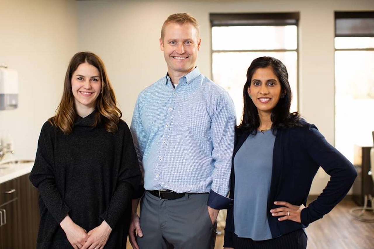 Photo of Dr. Rao with colleagues