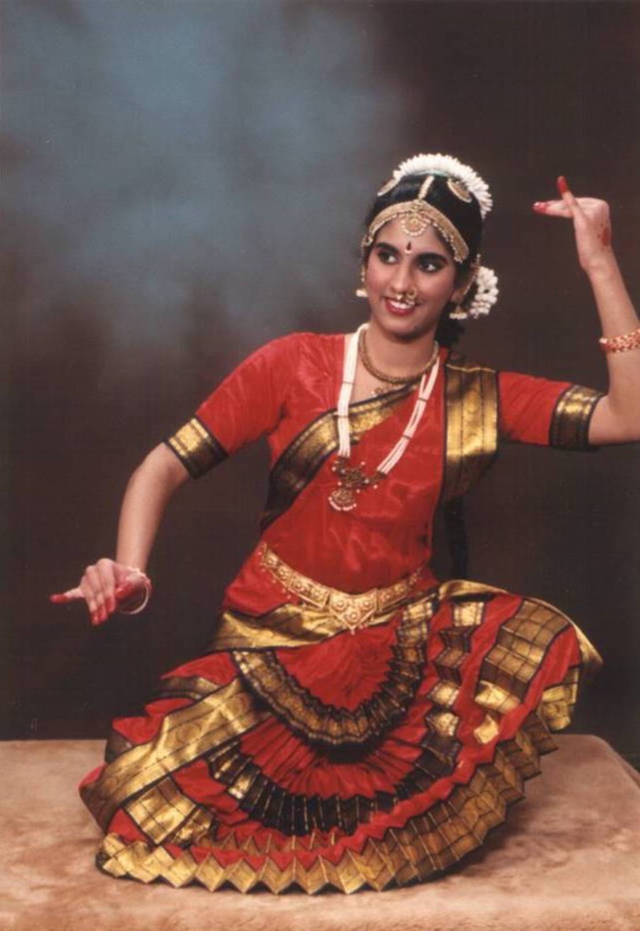 Photo of Dr. Rao in dance outfit