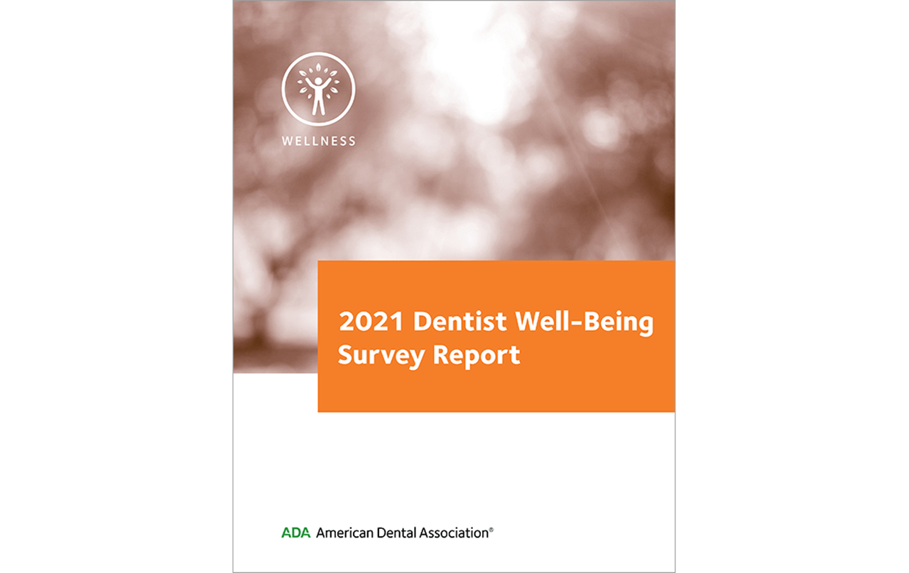 2021 Dentist Well-Being Survey Report graphic