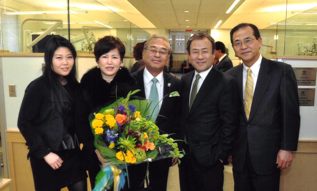 Photo of Dr. Kim and her family