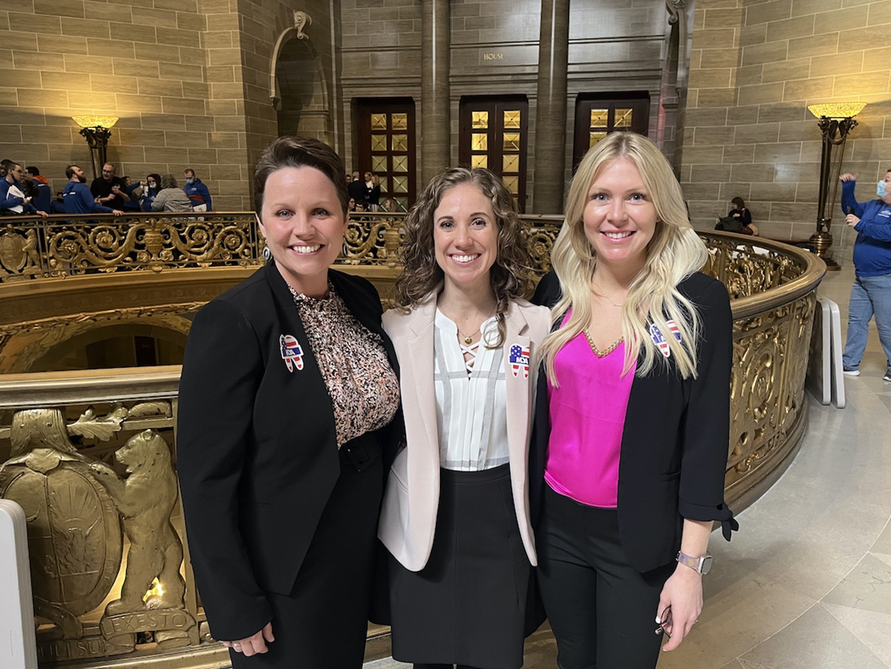 Photo of Dr. Mattingly at lobby day