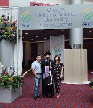 Photo of Dr. Ramirez with his parents