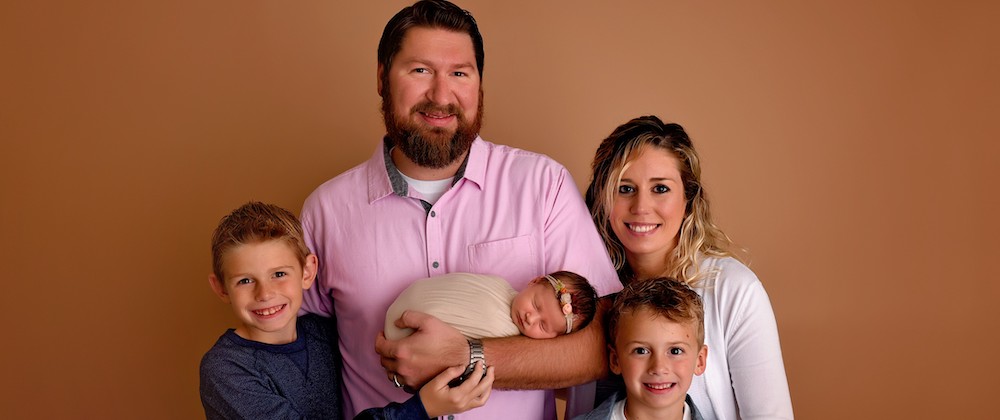 Photo of Dr. Popejoy and family
