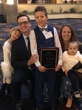 Photo of Dr. Sutter and family