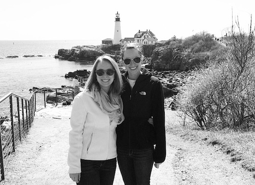 Photo of Dr. Sikora with her sister