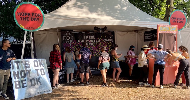 Image of HFTD at music festival