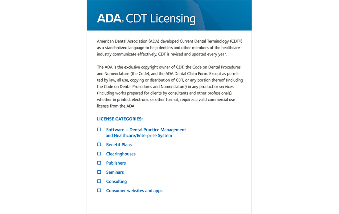 CDT 2023 CDT Licensing