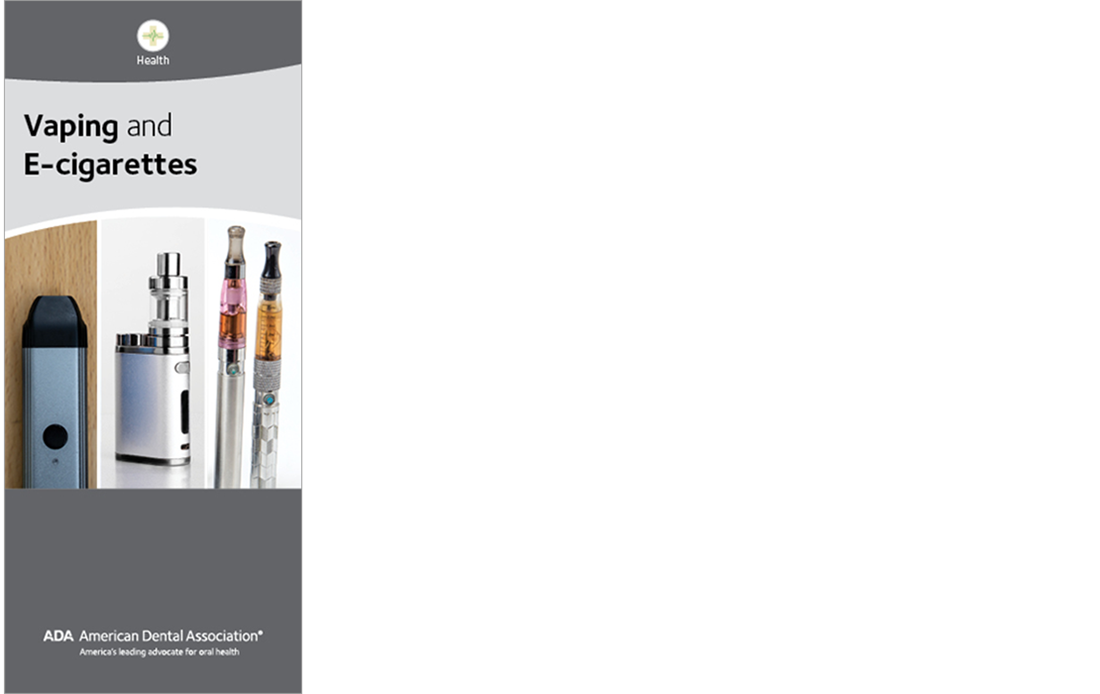 Vaping and E-cigarettes brochure