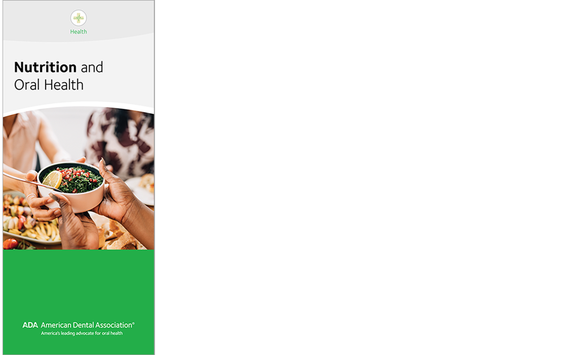 Nutrition and Oral Health brochure cover