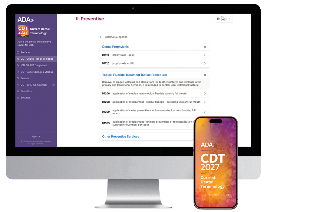 CDT 2027 App pictured on a smartphone and on a monitor