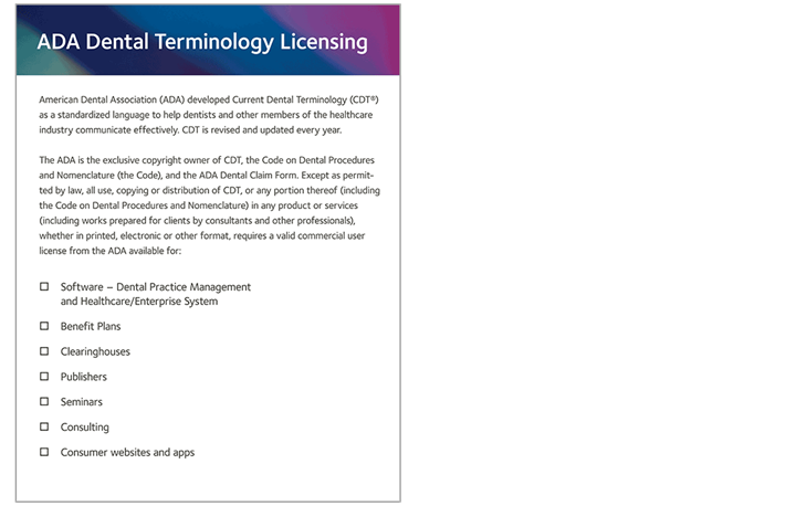 CDT Books and More | American Dental Association