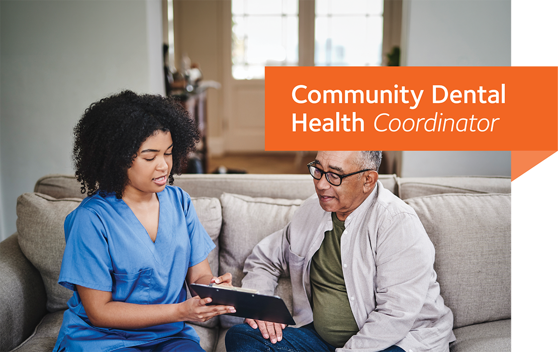 Community Dental Health Coordinator — Dentist and Health Coordinator talking