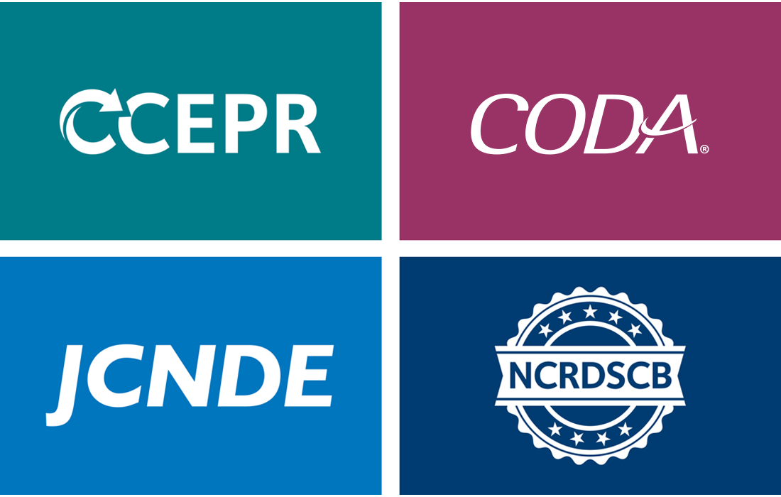 CCEPR, CODA, JCNDE, NCRDSCB