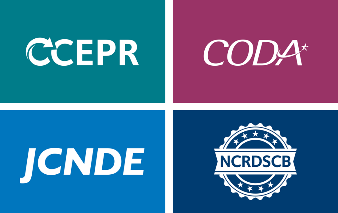 Montage of the four commissions – CCEPR, CODA, JCNDE, and NCRDSCB