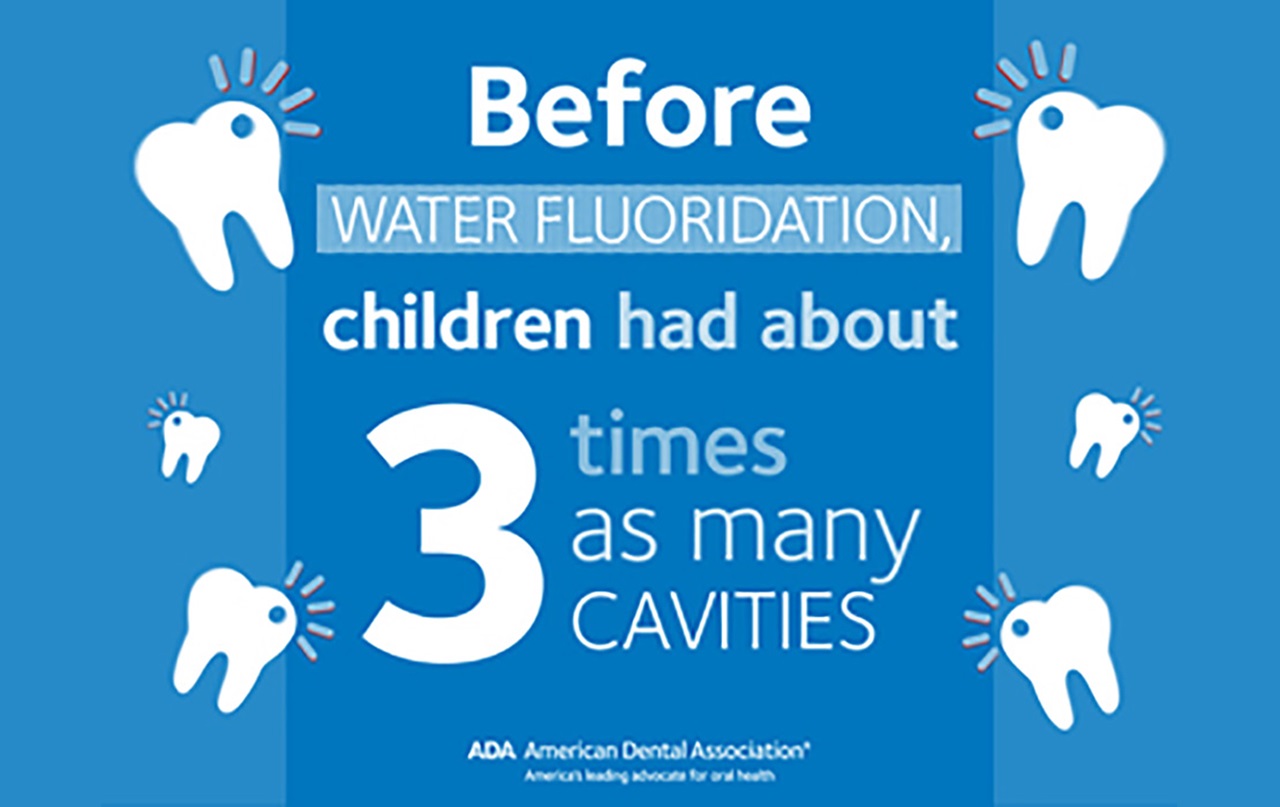 Before water fluoridation 3 times as many cavities