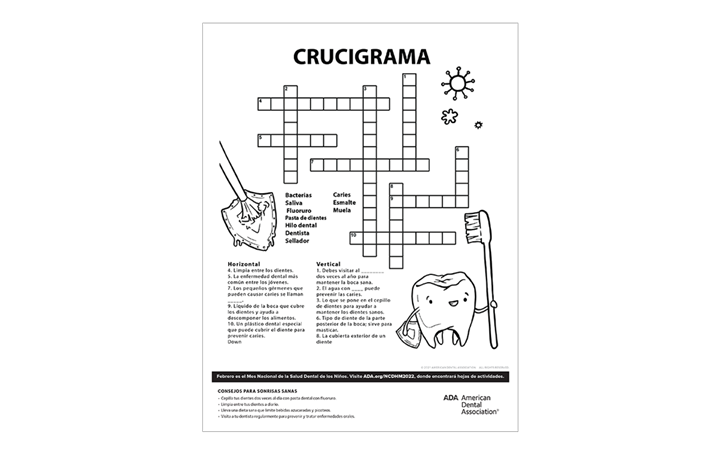 ADA NCDHM 2022 Crossword Spanish