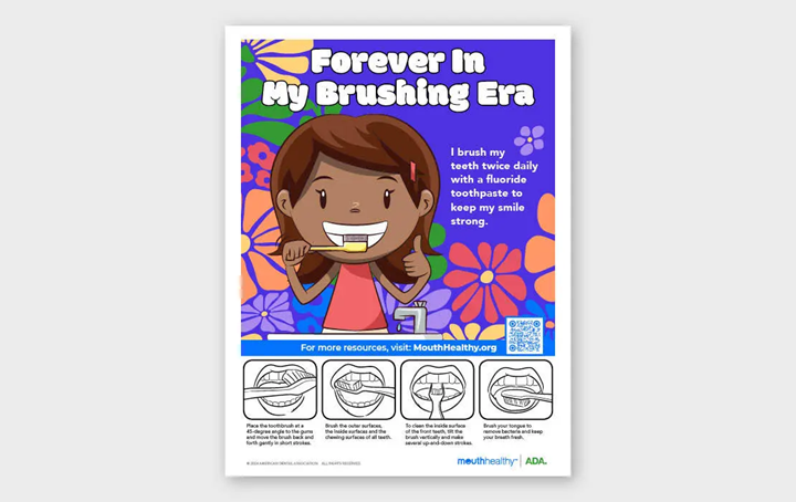 Era brushing teeth flyer