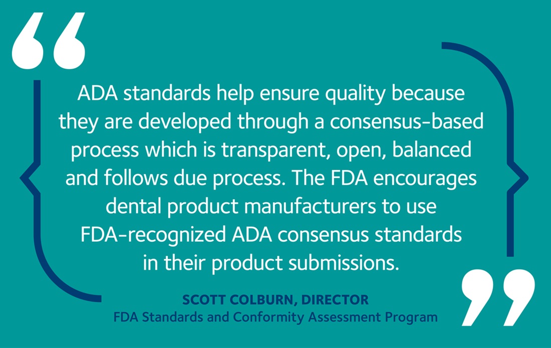 FDA quote on Dental Standards
