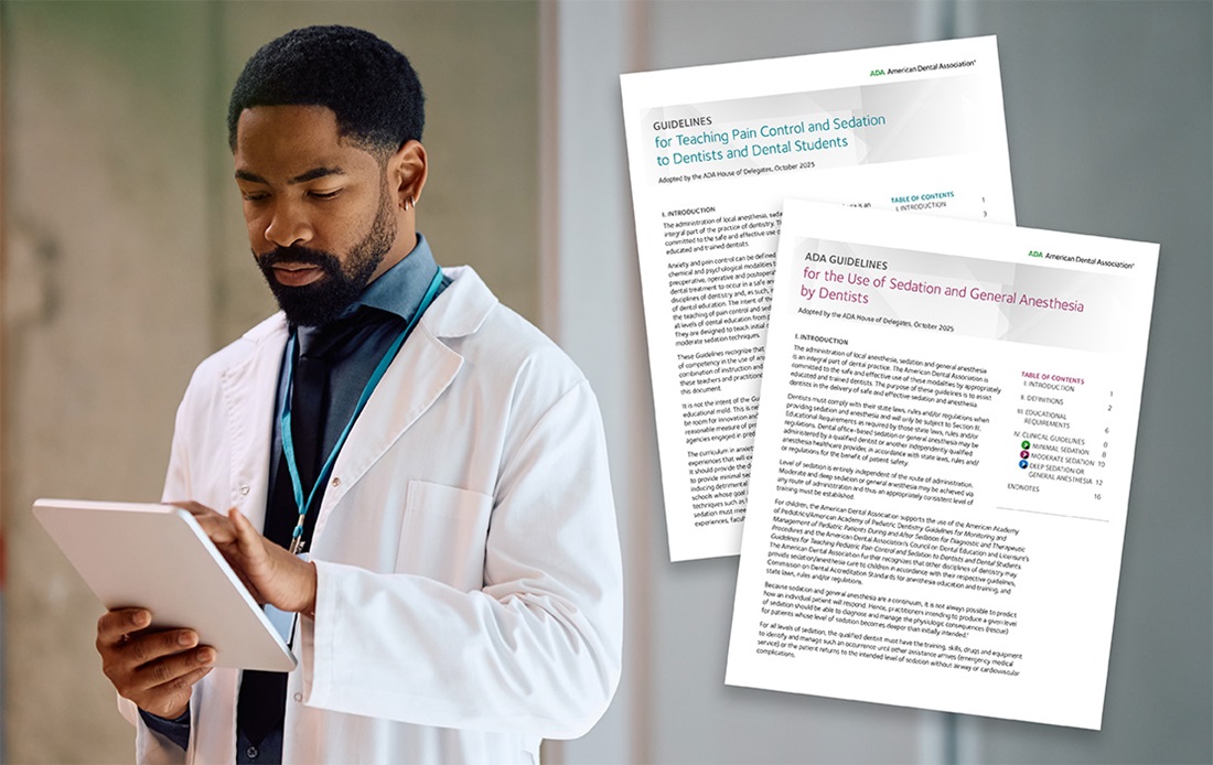 Man looking at Sedation Guidelines