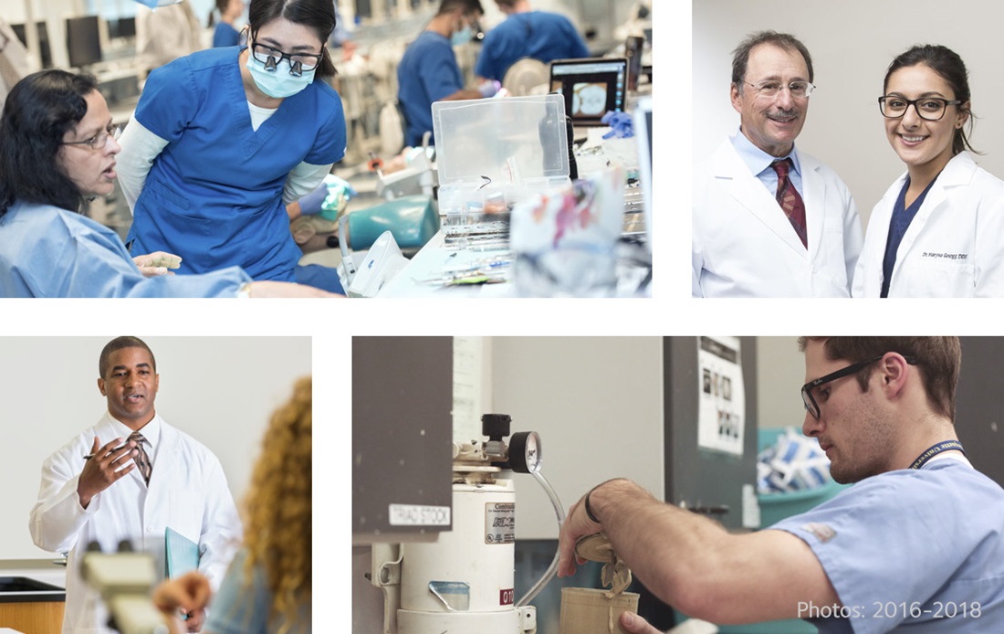 Dental students collage