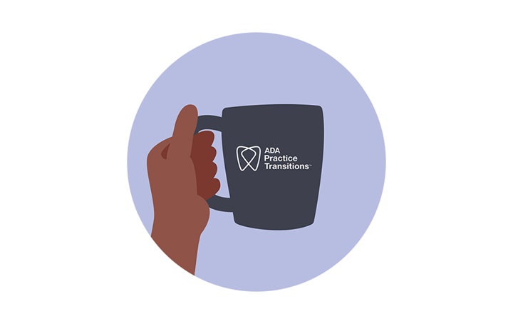 An illustration of a coffee mug