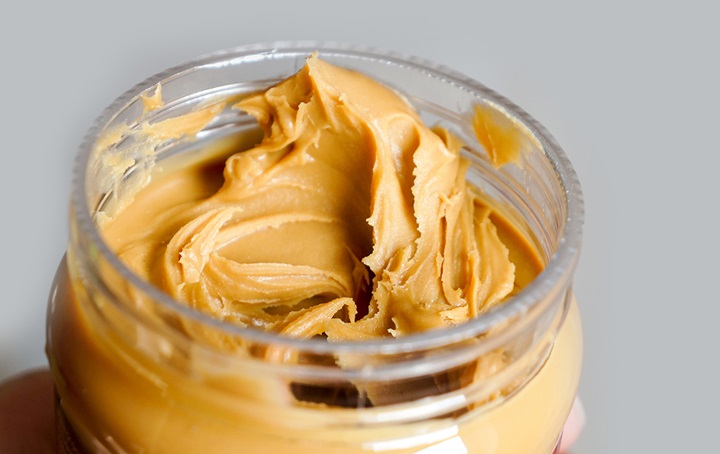 Jar of peanut butter