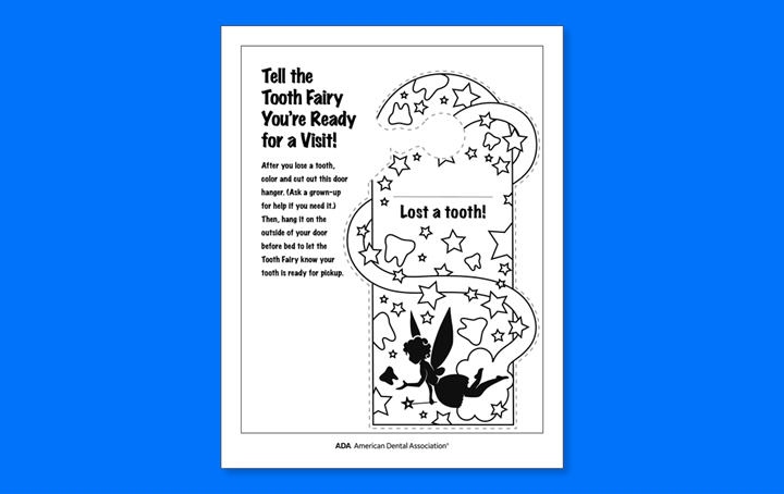 Tooth Fairy door sign