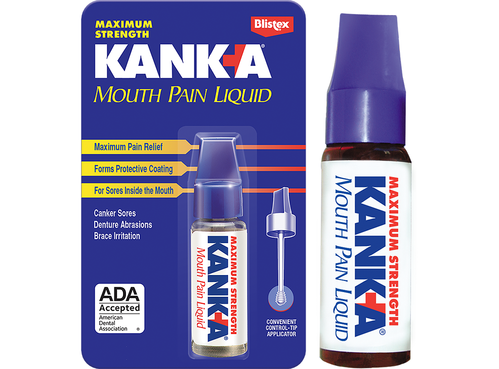 Image 1: Maximum Strength KANK-A Mouth Pain Liquid