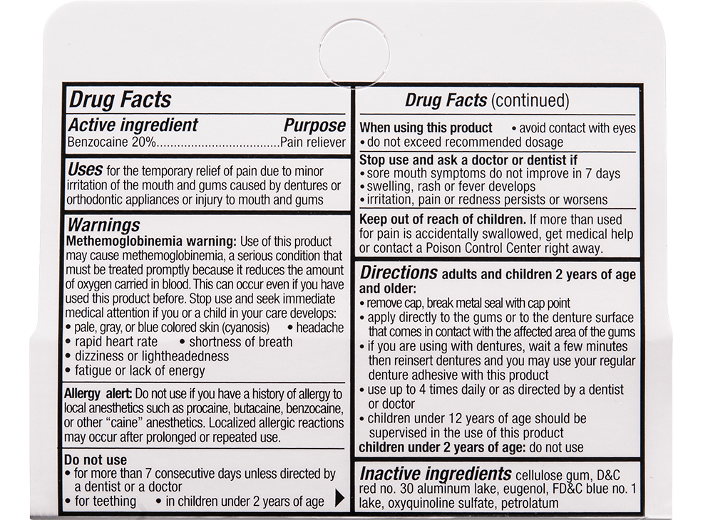Image 2: Benzodent Dental Pain Relieving Cream