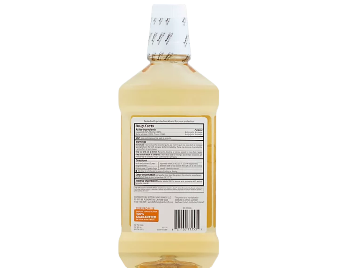 Image 1: Signature Care Antiseptic Mouth Rinse