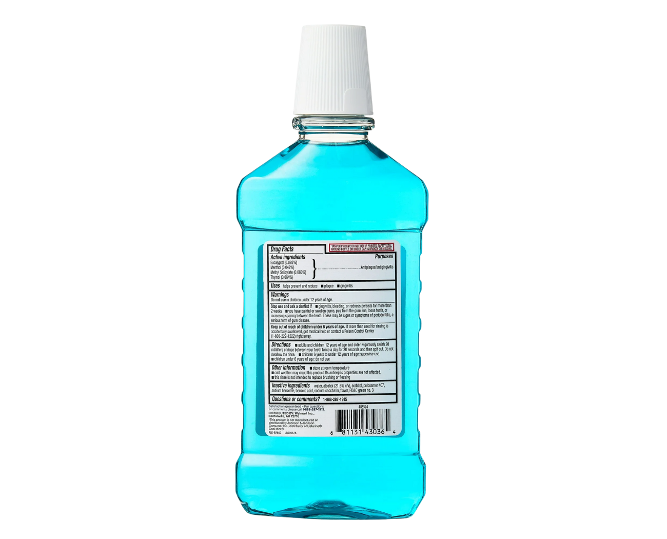 Image 1: Equate Antiseptic Mouthrinse