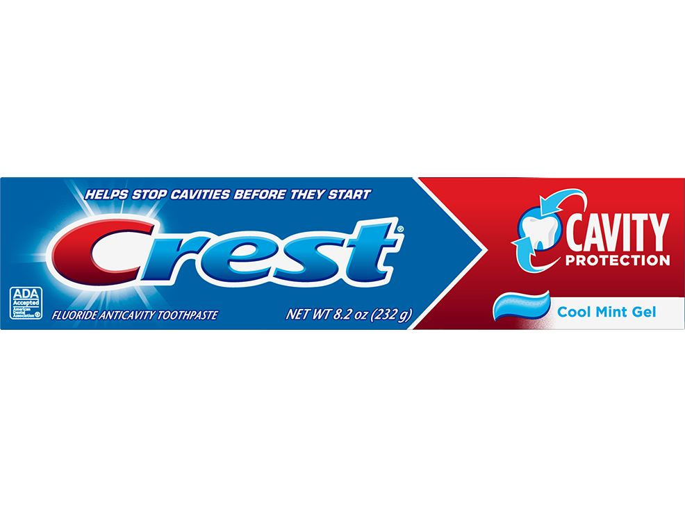 Image 1: Crest Cavity Protection Cool Mint Gel & Paste