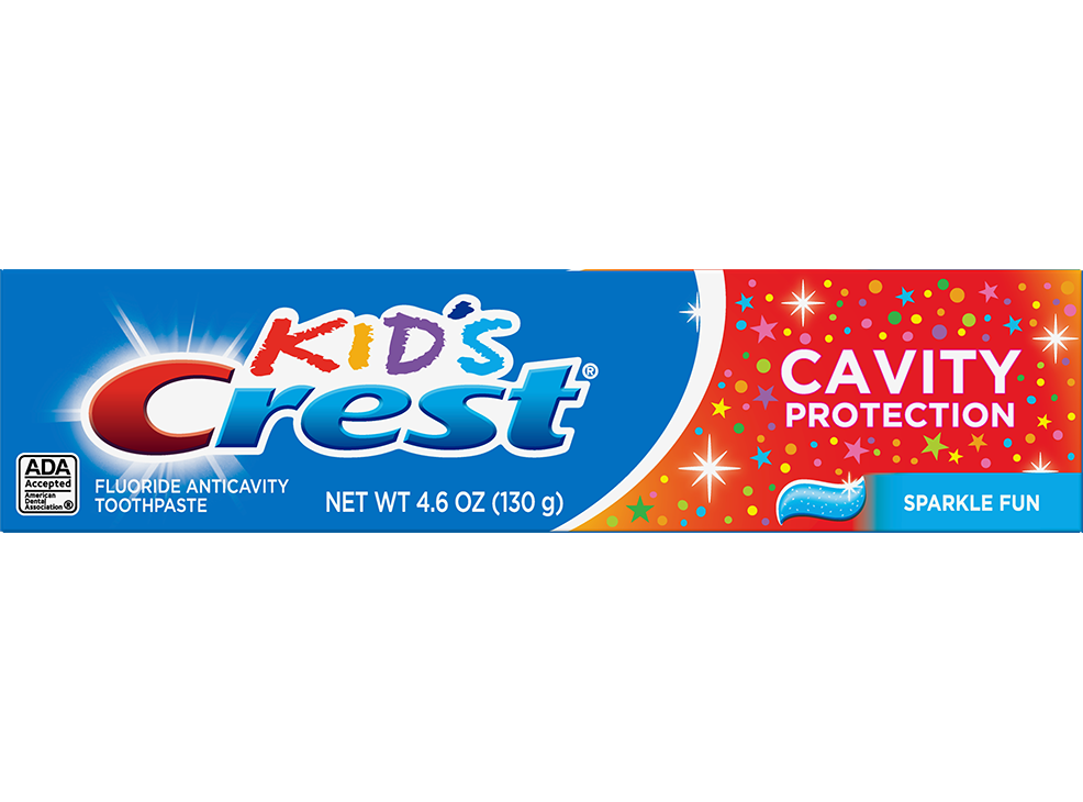 Image 1: Crest Kids Sparkle Fun Cavity Protection