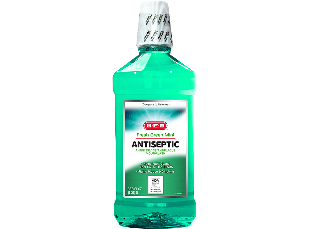 Image 1: H-E-B Antiseptic Mouth Rinse