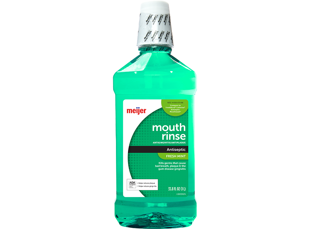 Image 1: Meijer Antiseptic Mouth Rinse