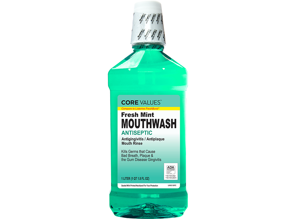 Image 1: Core Values Antiseptic Mouth Rinse