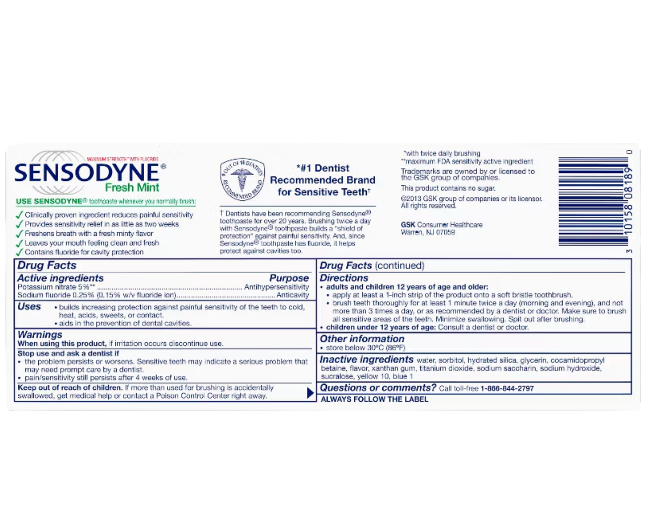 Image 2: Sensodyne Toothpaste