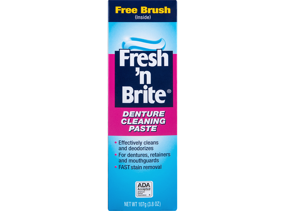 Image 1: Fresh'n Brite Denture Cleaning Paste