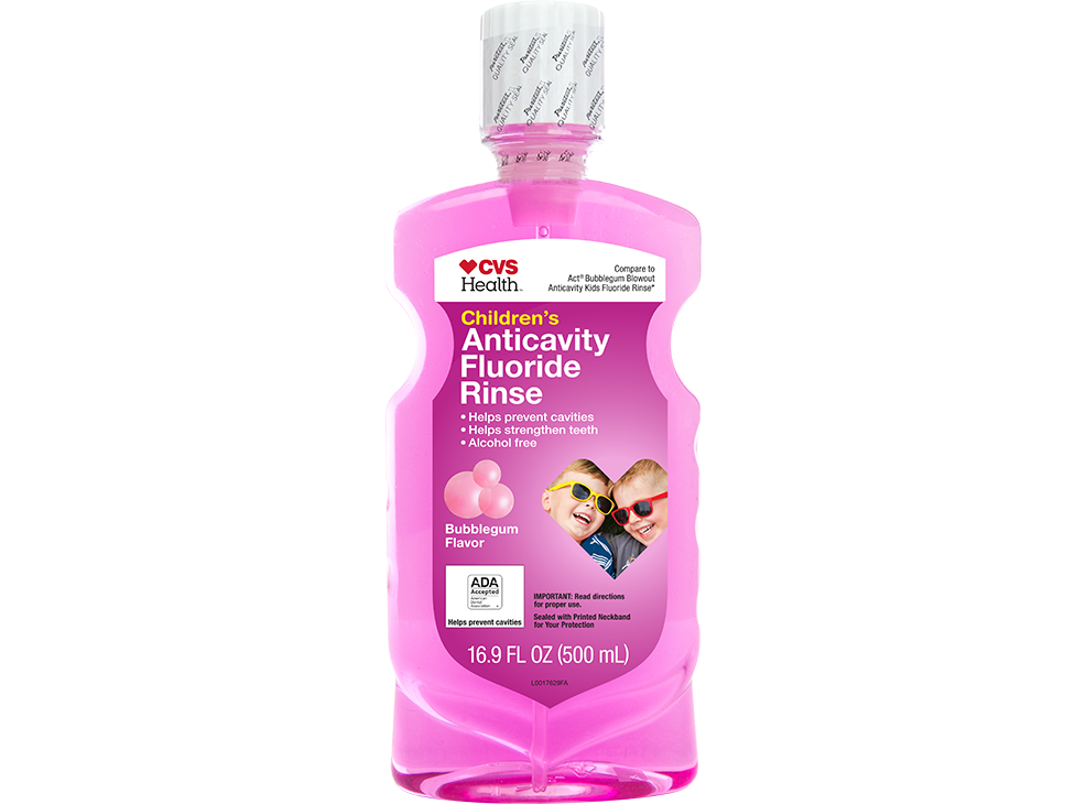 Image 1: CVS Health Children's Anticavity Fluoride Rinse