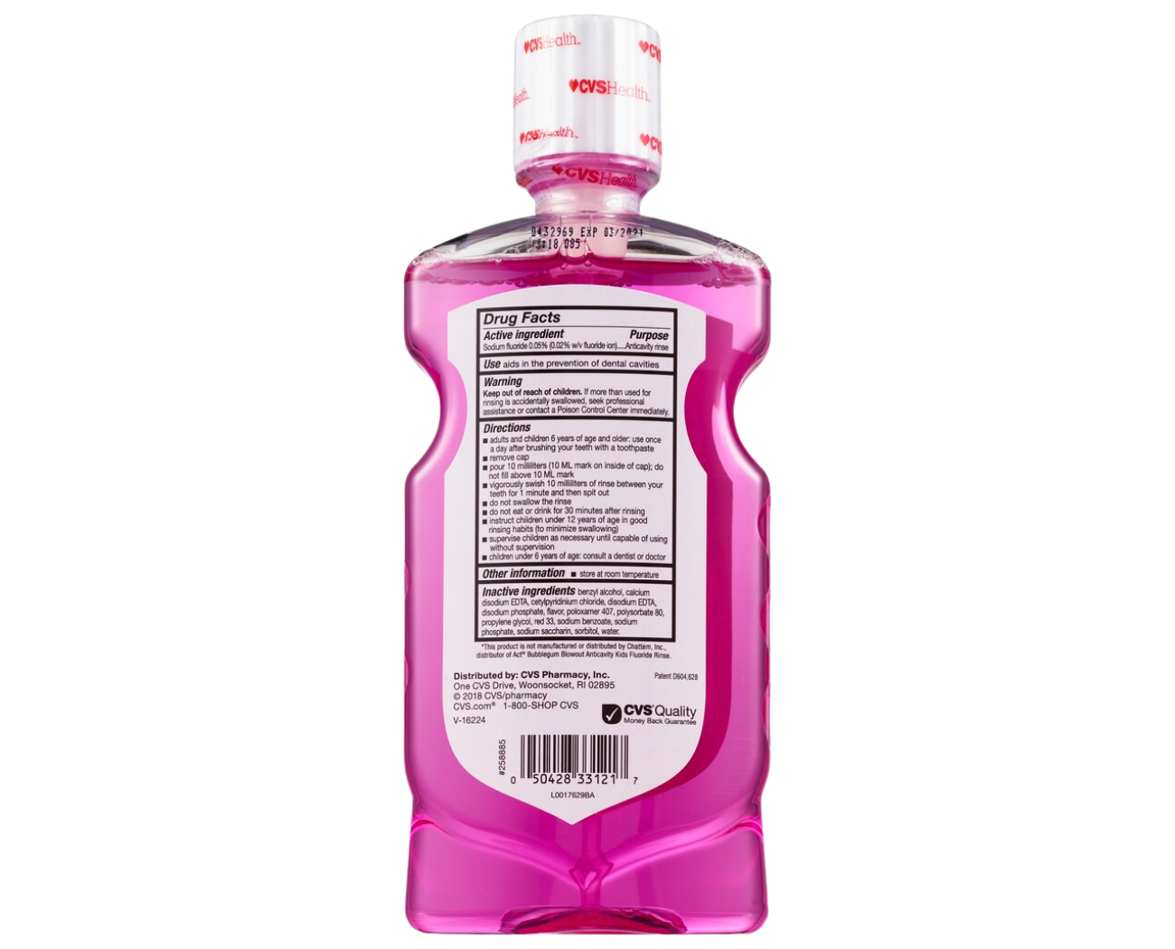 Image 1: CVS Health Children's Anticavity Fluoride Rinse