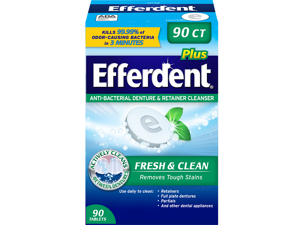 Image 2: Efferdent Denture Cleanser (Complete Clean, Fresh & Clean)