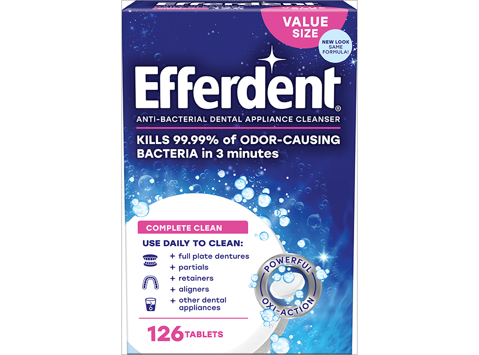 Image 4: Efferdent Anti-Bacterial Denture Appliance Cleanser