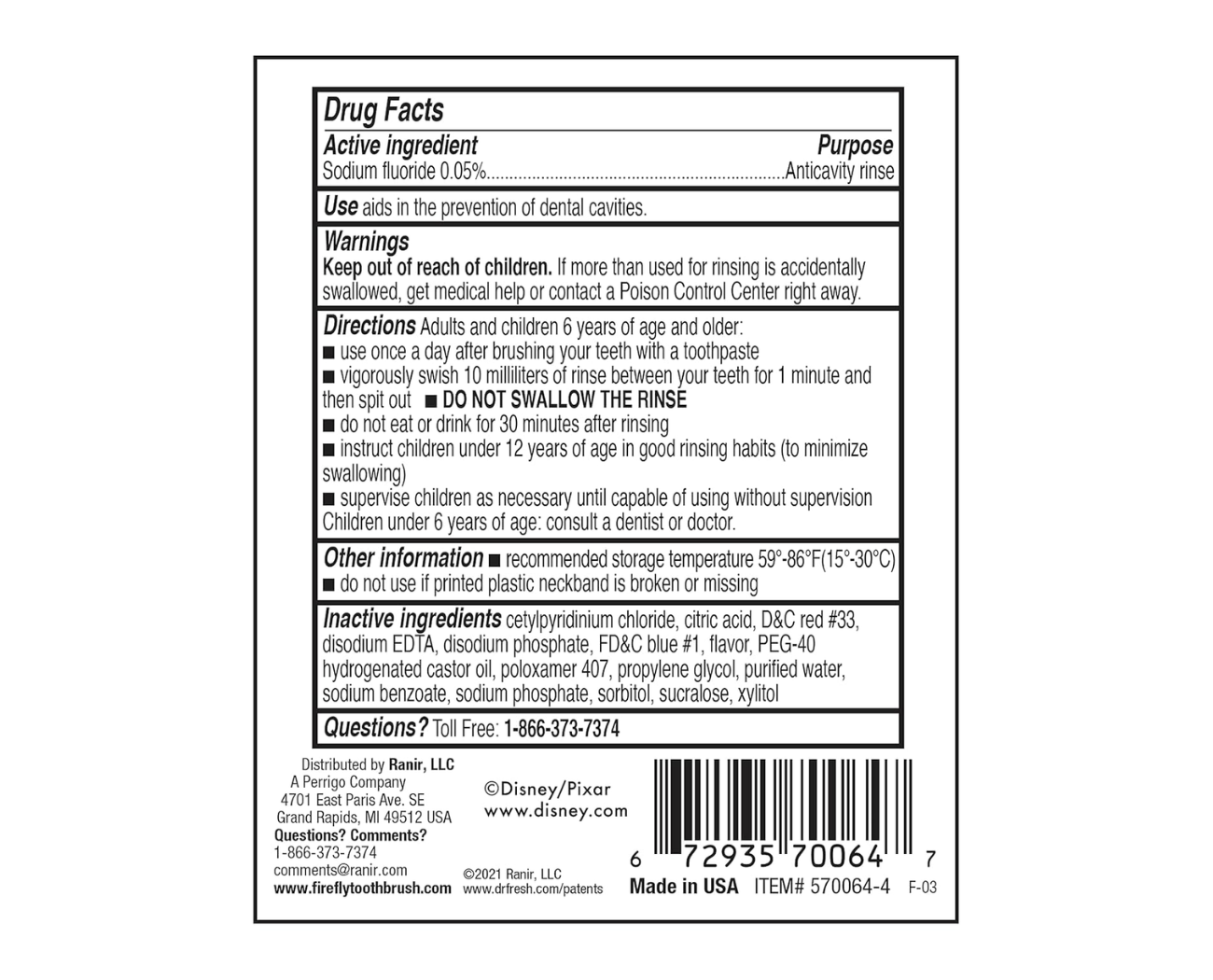 Image 5: Firefly Anticavity Mouthrinse