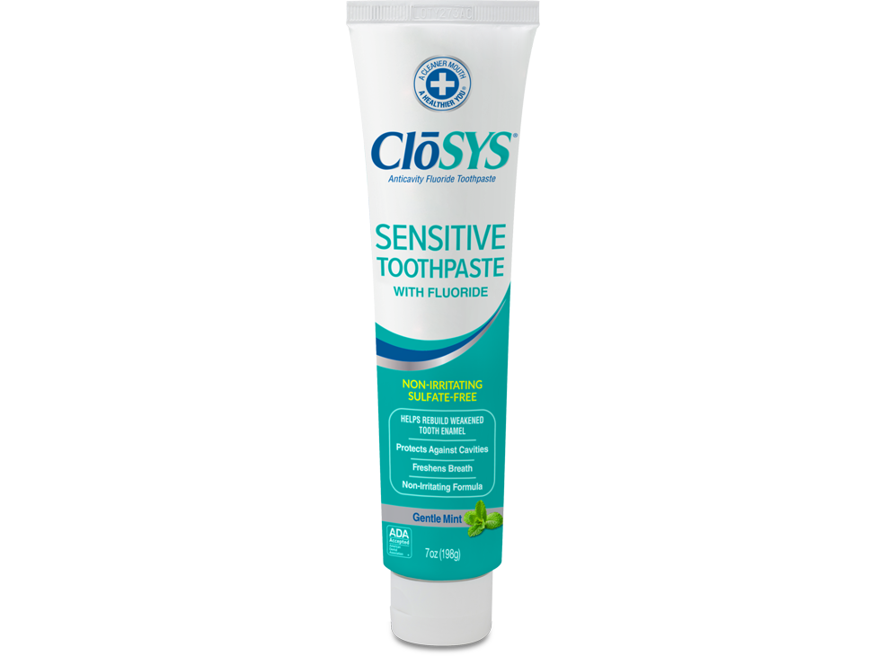 ClōSYS® Sensitive Fluoride Toothpaste American Dental Association