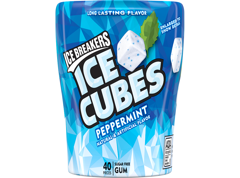 Image 1: ICE BREAKERS ICE CUBES Sugar Free Chewing Gum