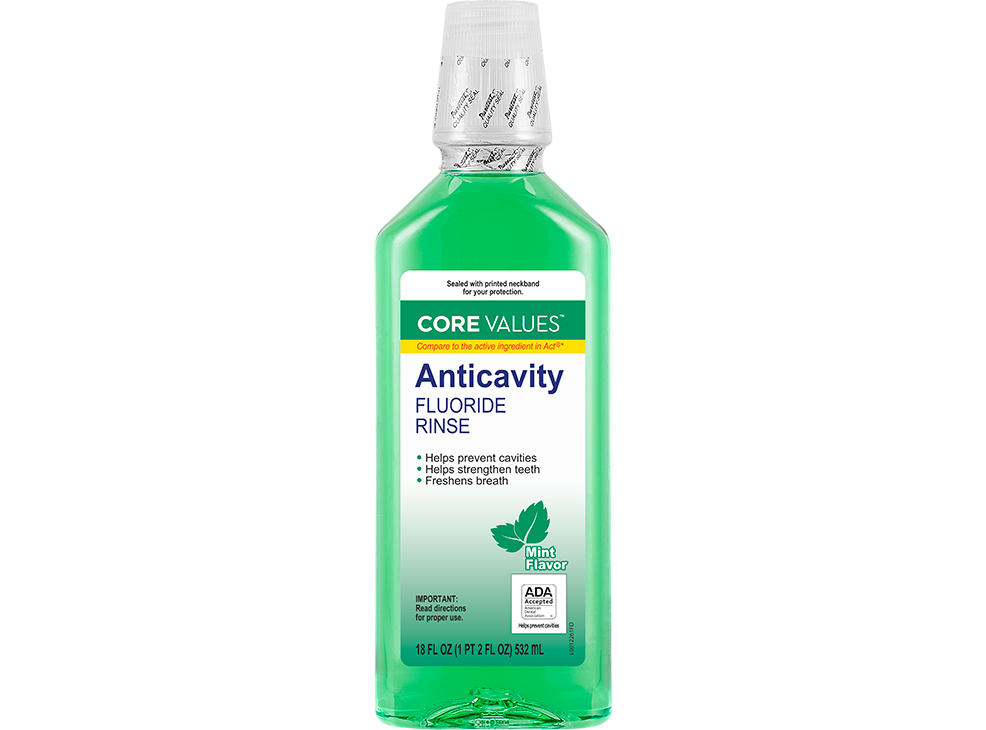 Image 1: Core Values Anticavity Fluoride Rinse