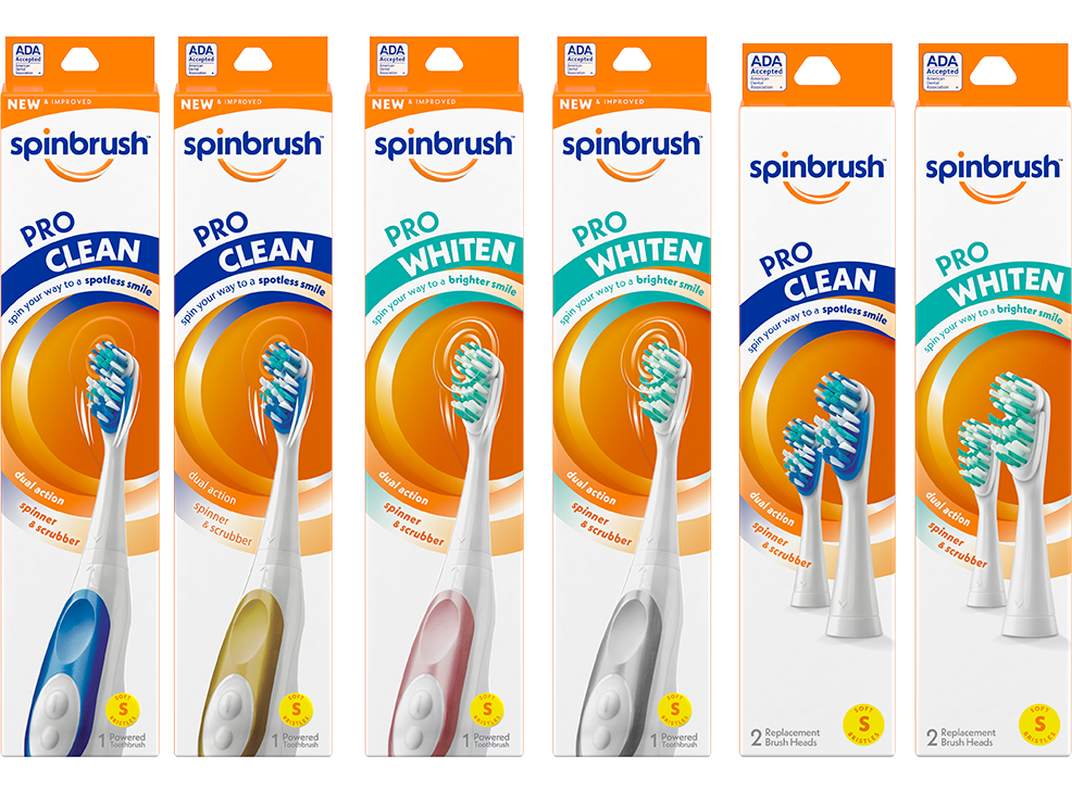 Image 2: Arm & Hammer Spinbrush Pro Series Battery Powered Toothbrush