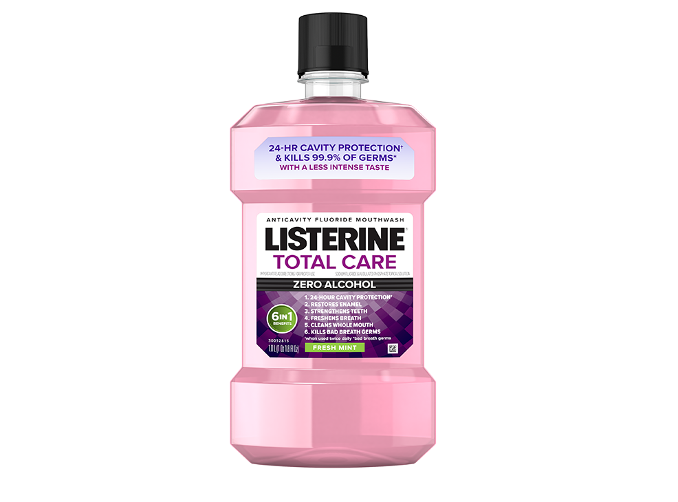Image 1: Listerine Total Care Mild Alcohol Free Anticavity Fluoride Mouthwash