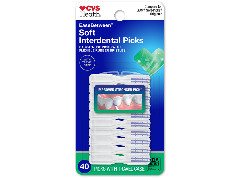 Image 1: CVS Health EaseBetween Gentle Picks